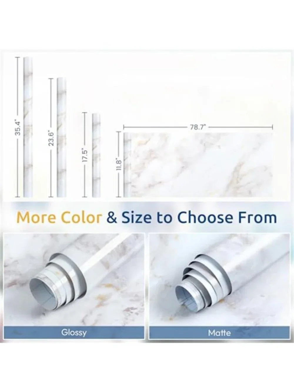 Marble Contact Paper Peel And Stick Wallpaper Countertop Cabinet Covering